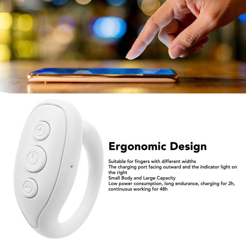 TIKTok Remote Control App Page Turner, Bluetooth Camera Video Recording