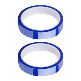 sojupcal 2 Rolls, 20mm x 33m (108ft) Blue Heat Resistant Tape for Soldering & Masking | No Residue Thermal Transfer/Sublimation Heat Tape(COLOR:Blue)