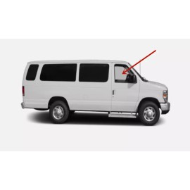 NAGD Fits 1992-2014 Ford Econoline Van Passenger Side Right Front Door Window Glass