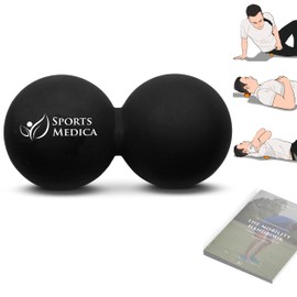 Sports Medica Lacrosse Ball for Myofascial Release - Perfect for Trigger Point Massage Therapy - Best for Neck & Shoulder Pain - Video Series & eHandbook Included