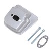 Brush Cutter Exhaust Kit Muffler Replacement for FS55 FS55C 4140