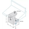 BC-90 Malleable Iron Threaded Rod Beam Clamp