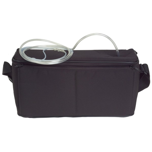 Drive Medical OP-150T Oxygen Cylinder Carry Bag, Black, Horizontal Bag