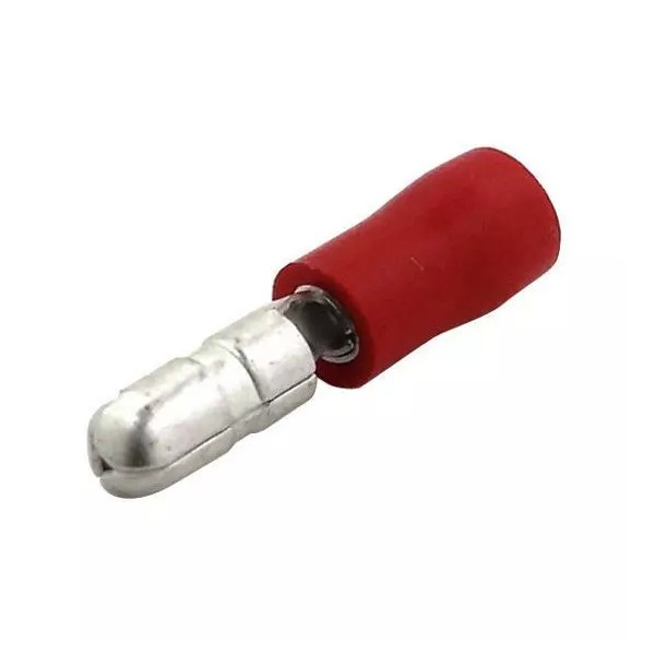 XSCORPION MB2218R Bullet Connectors 18/22ga. Male Red (100 pack)