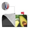 Avocado Fruit Print Magnetic Mailbox Cover,Christmas Winter Decorations,Standard and Large