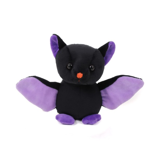 Plushland Halloween Black Bat Stuffed Animal Plush Toys,Soft Toy Gifts for Kids 7 Inch