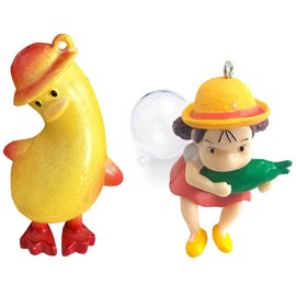 2 Pack Fish Tank Decorations, Fish Tank Resin Mermaid Aquarium Decorations, Mini Mermaid Figures for Aquarium Ornament (Yellow)