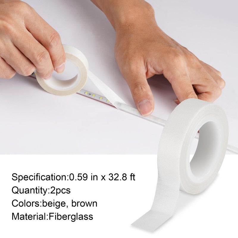 Meking 2PCS LED Light Strip Masking Tape 0.59 in x