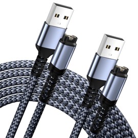[2 Pack,1.2M]Ladekabel für Garmin Fenix 7 7S 7X Pro Plus 6 6S 6X 6X 5 5S 5X Plus,Nylon Schnellladekabel ladegerät für Venu 2 Plus 2S SQ 2,Forerunner 45 245 255 935 945 955 ,Approach S70 G12 S12 S42 4S