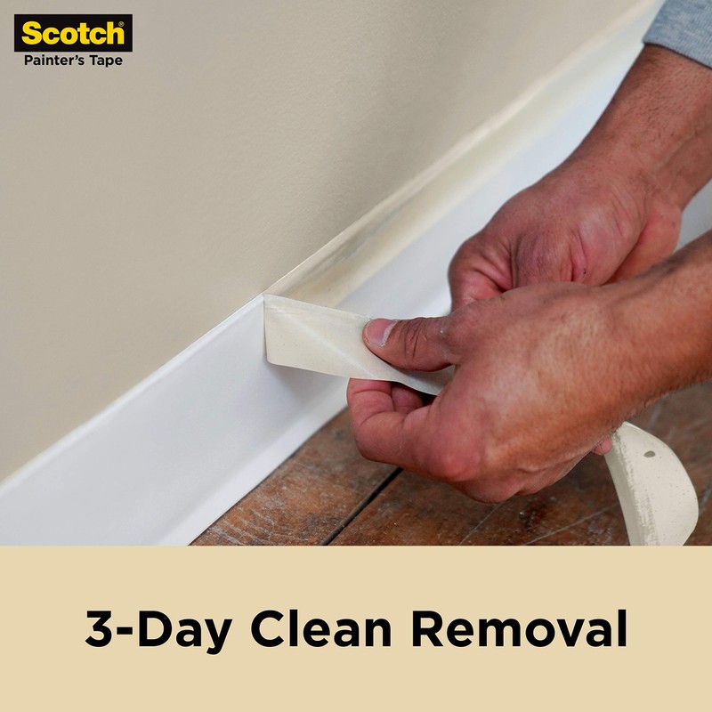 Scotch Contractor Grade Masking Tape, 0.94 inches by 60.1 Yards