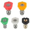EPLZON Pressure Washer multiple degrees Nozzles Tips Set with 1/4