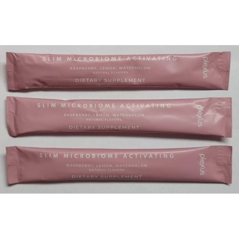 Plexus Microbiome Activating Raspberry Lemon Watermelon 3 Packets New &