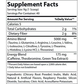 Virtrue Raspberry PreWorkout & Focus Energy - 5 Stars - Free Shipping - Made in USA