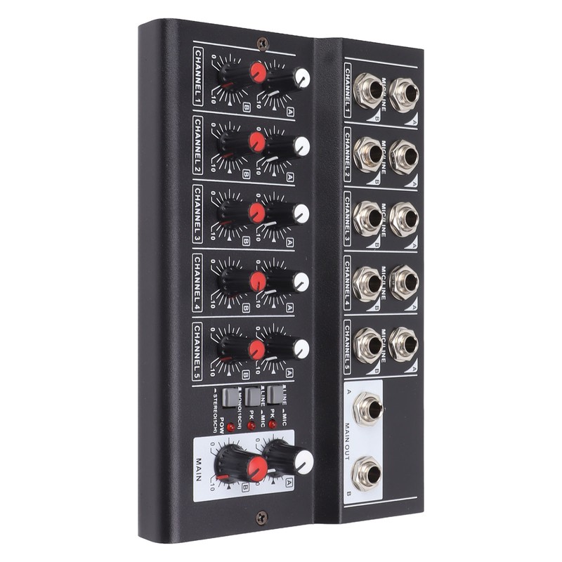MIX5210 Sound Mixer Digital Mixer 10 Channel Compact Studio Mixer