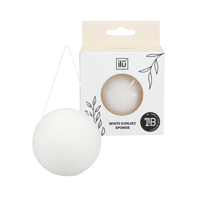 T4B Ilu Konjac Make-Up Sponge, Very Durable, Comfortable with Cord,