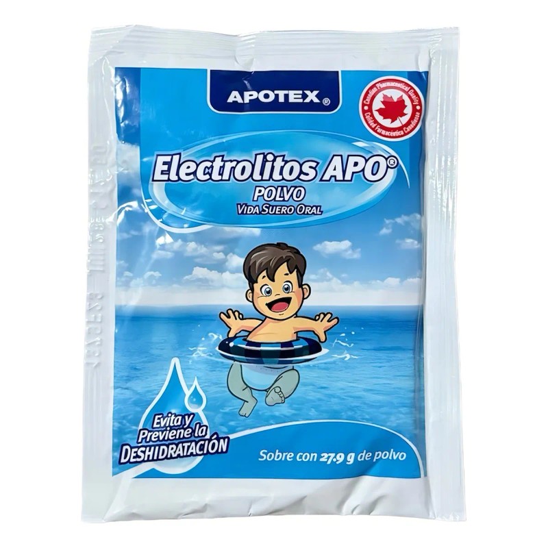 Electrolitos Orales Polvo Suero Caja C/25 Sobres Natural