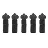 5PCS 3D Printer Hotend Nozzle Hardened Steel M6 Thread 0.4mm
