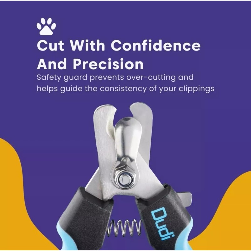 Dudi Dog Nail Clippers and Trimmer W/ Quick Safety Guard