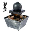 Tabletop Ball Fountain Indoor Circulating Fountain Zen Meditation Relaxation Waterfall