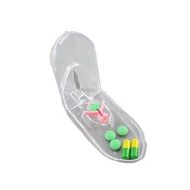 Pill Cutter Pill Case (Clear)