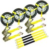 VULCAN Economy Car Tie Down Kit with 4 Lasso Straps,