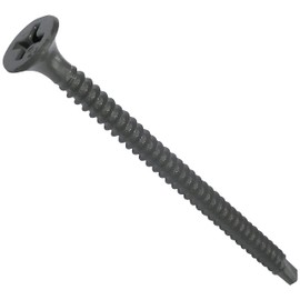 AERZETIX - C48413 - Set of 100 self-drilling screws - for plasterboard Ø3.5x55mm - countersunk head/trumpet - cross recess - DIN 18182 - made of blackened steel