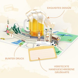 Joyoldelf Munich 3D Greeting Card Holiday