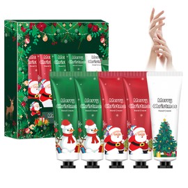 Horuili® 5-Piece Hand Cream Set, Christmas Gift Set for Hand Cream, Winter Hand Cream Set, Hand Cream Hand Moisturiser, Christmas Hand Cream, Nourishing, Moisturiser