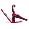 Kyser Quick-Change Guitar Capo for 6-string acoustic guitars, Ruby Red,