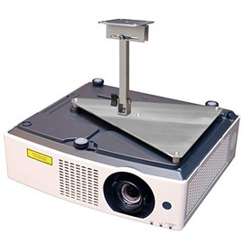 PCMD, LLC. Projector Ceiling Mount Compatible with Panasonic PT-VZ470 VW540 VW540U VW545N VW545NU VX610 with Lateral Shift Coupling (12-Inch Extension)