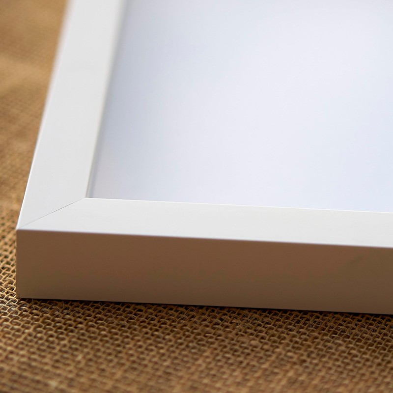 12x10 Shadow Box White Contemporary Frame - Interior Size 12x10