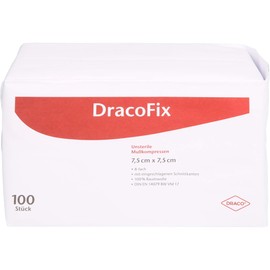 Dracofix Surgical Dressings 7.5 x 7.5 cm Non-Sterile 8-Ply
