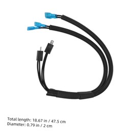 Alipis Car Horn Wiring Harness Kit Reliable Horn Wire Cable for Easy Installation and Upgrade Compatible with Nissan