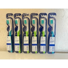 ORAL-B Vivid Whitening Manual Dual Action Whitening Medium Toothbrushes - 6 Pack