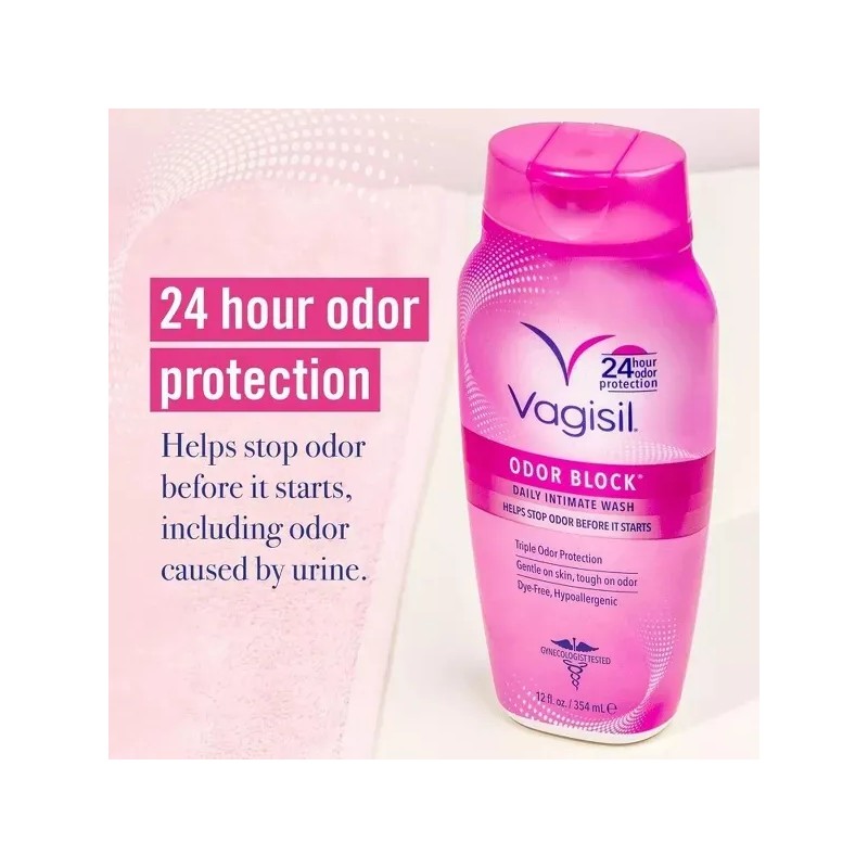Vagisil Odor Block Jabon Intimo Femenino 354 Ml