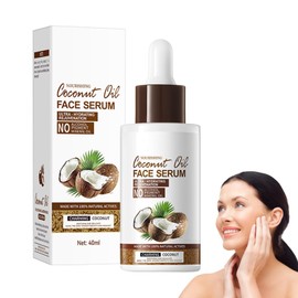 Coconut Oil Kokosöl-Intensivserum – Kokosöl-Wundercreme Anti-Falten & Feuchtigkeits-Boost,Intensiv-Pflege Für Trockene Haut Tiefenpflege Für Strahlende Haut,Beruhigt & Glättet Für Straffe,Seidige Haut