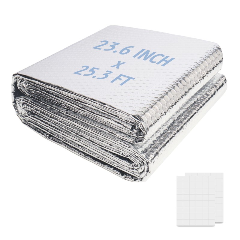 DGSL Reflective Bubble Insulation Roll, 23.6 in x 23.5 FT