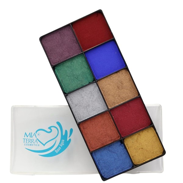 Paleta Profesional Base Agua para Body paint - MIA TERRA