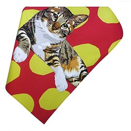 Leslie Gerry Tabby Cat Tea Towel
