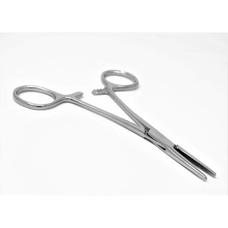 Mosquito Hemostat Forceps with 3 Position Lockings and 5" Straight