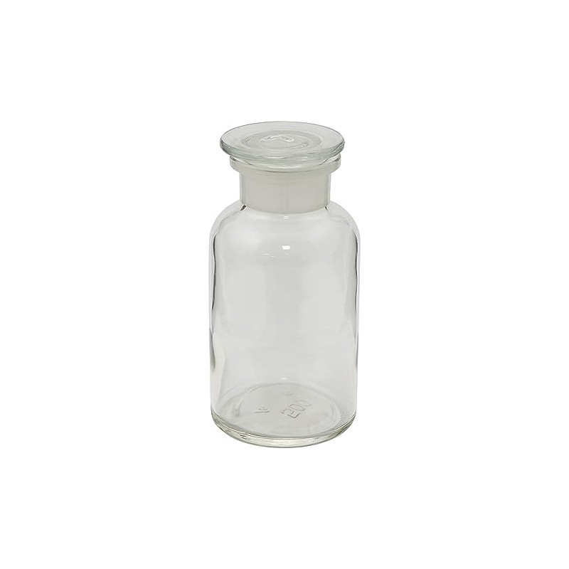 Azuwan 3-9175-04 Wide Mouth Reagent Bottle, White, 16.9 fl oz