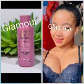 mega glow X 1 Mega Glow Egyptian face & body lotion spf 50. 400ml x 1
