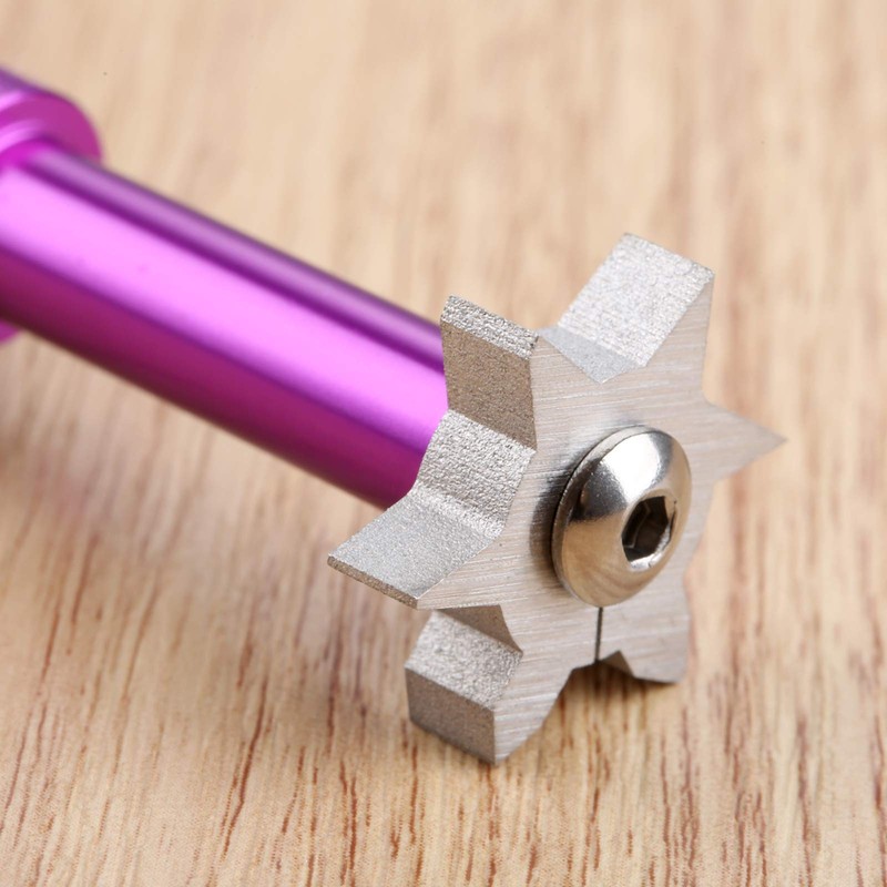 1pc Golf Club Groove Sharpener with 6 Blades Cutter Fit