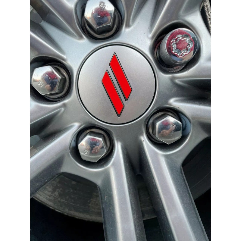Nikkalite Reflective Pre-Cut Center Cap Hash Mark Decal for Dodge