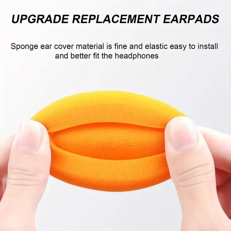 OKCSC Headphone Replacement Earpads 60mm Diameter 1 Pair for OKCSC