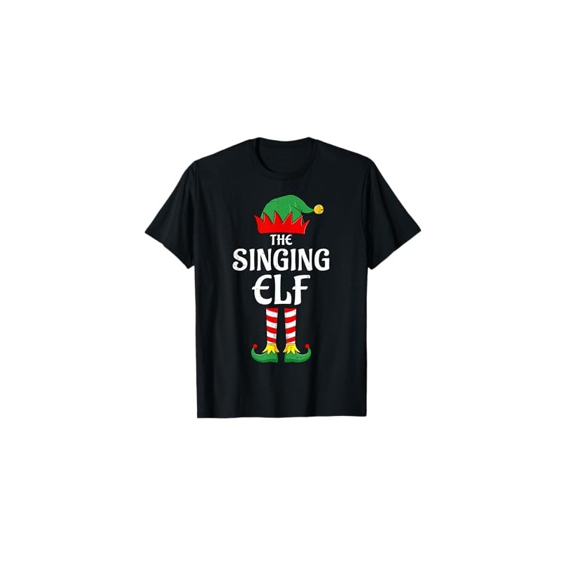The Singing Elf Group Matching Family Christmas T-Shirt