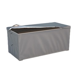 Deck Box Cover - Outdoor Storage Box Cover 130 Gallon, Heavy Duty 600D Oxford Cloth Water And Dust Resistant, Size 52 x26.7 x 28 Inches Fits Most Patio Box.