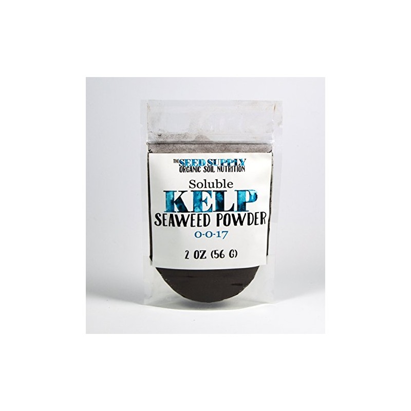 Soluble Kelp Seaweed Powder Fertilizer - 2 Ounces for Plant