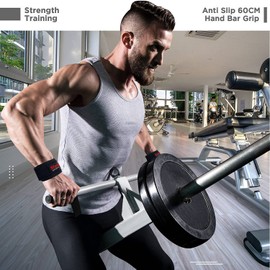 Shelly lifting Straps with wrist Support Neoprene Padded Advanced Gel Flex Grips Lifting Strap Wrist Wraps Strengthen Training Workout Exercise Fitness strap (Black)