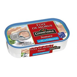 Connetable – Totenleber Natur mit Guerande Salz 121 g – 5 Stück